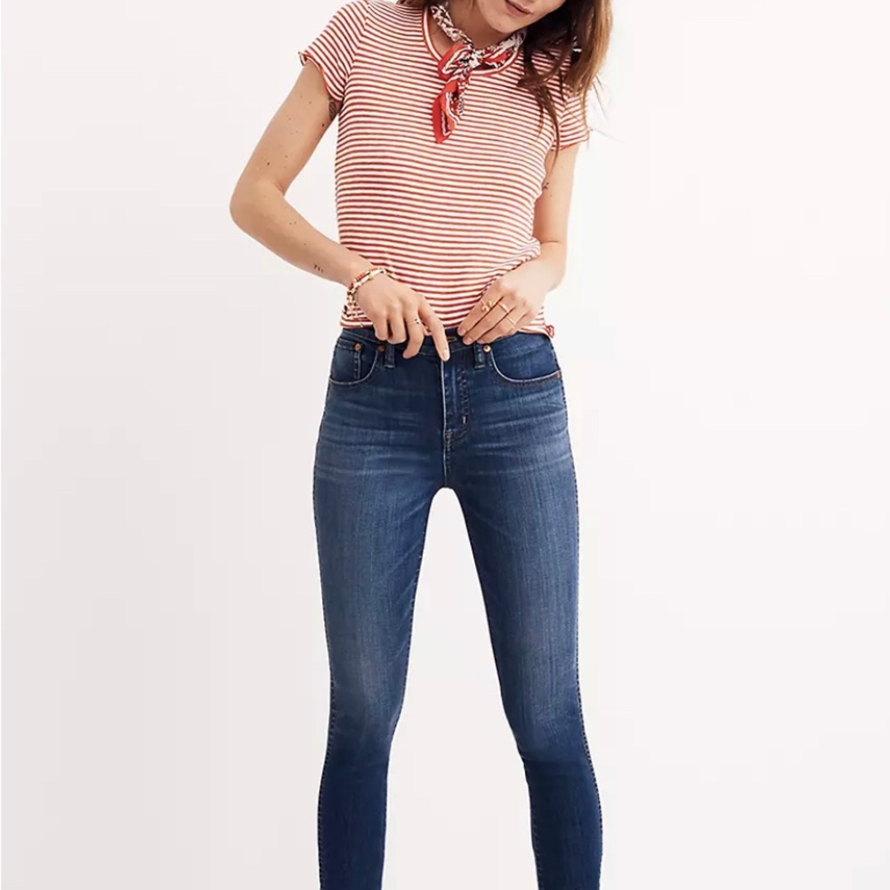 Madewell 10" High-Rise Skinny Jeans TENCEL™ Denim Edition